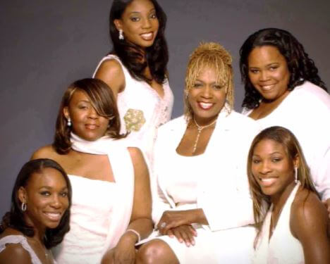Yusef Rasheed wife Oracene Price with her daughters.